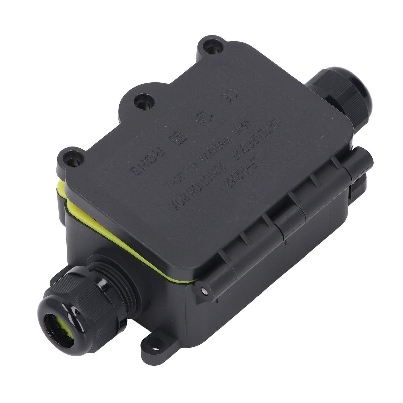 Electrical Junction Box IP68 Water Proof 2 Way PA66 Plastic External Wiring Box for Outdoor LED
Electrical Junction Box IP68 Water Proof 2 Way PA66 Plastic External Wiring Box for Outdoor LED