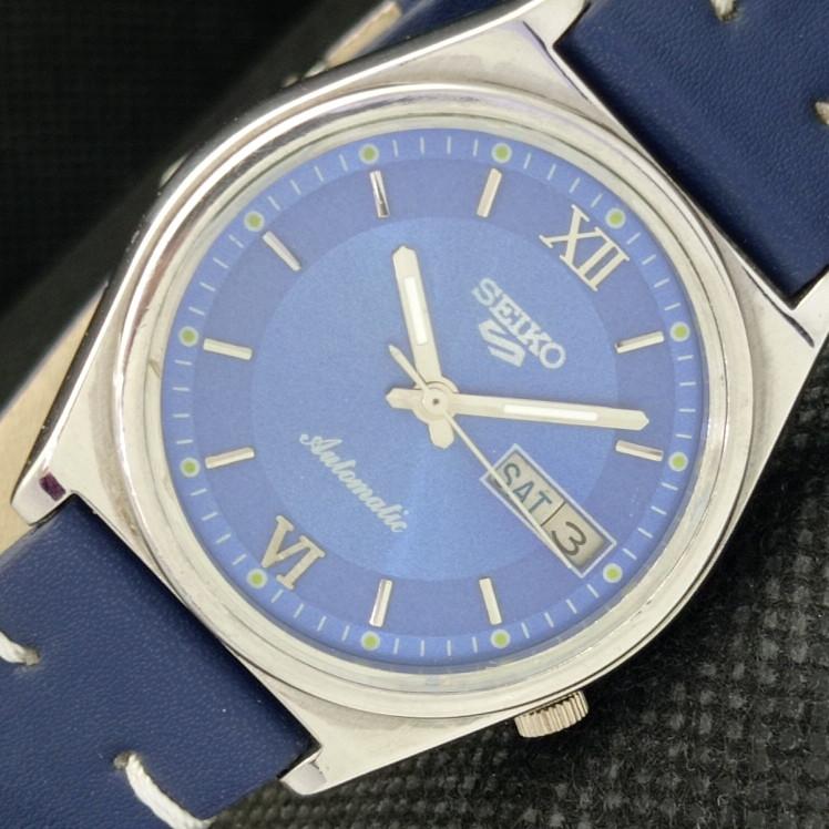 USED VINTAGE SEIKO 5 AUTOMATIC 7009A JAPAN MENS D/D BLUE WATCH 608h-a316698-9 SKU608h-a316698
USED VINTAGE SEIKO 5 AUTOMATIC 7009A JAPAN MENS D/D BLUE WATCH 608h-a316698-9 SKU608h-a316698