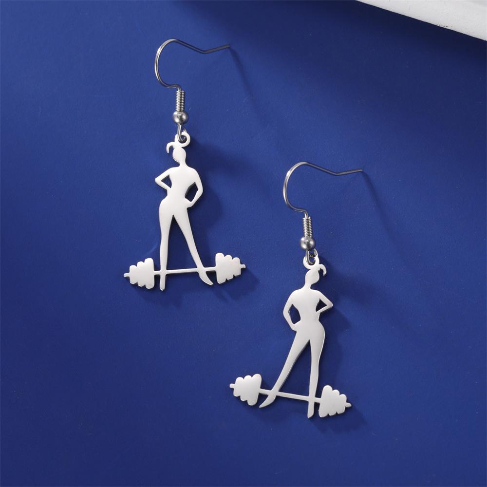 My Shape Weight Lifting Girl Fitness Earrings for Women Exercise Gym Dangle Earrings Bodybuilder Weightlifting Fashion Jewelry
My Shape Weight Lifting Girl Fitness Earrings for Women Exercise Gym Dangle Earrings Bodybuilder Weightlifting Fashion Jewelry