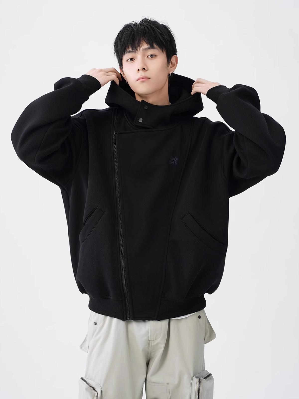 Men s Grey Hooded Cardigan Sweatshirt: Autumn Irregular Design, High Street Style, Loose Fit. 2XL чорний
Men s Grey Hooded Cardigan Sweatshirt: Autumn Irregular Design, High Street Style, Loose Fit. 2XL чорний