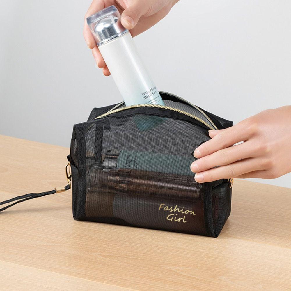 Toiletry Bag Mesh Storage Bag Double Layer Mesh Makeup Bag Casual Cosmetic Bag Outdoor F
Toiletry Bag Mesh Storage Bag Double Layer Mesh Makeup Bag Casual Cosmetic Bag Outdoor F