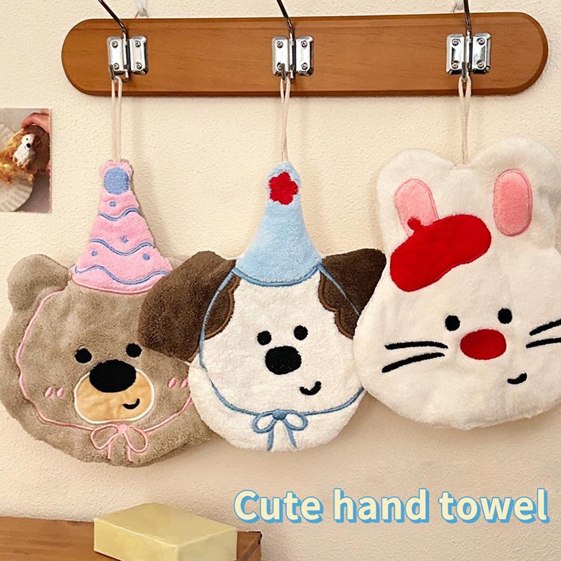 Cute Cartoon Animal Towel Hanging Kitchen Hand Wipe Thickened Handkerchief Rag Absorbent With Hanging Loop Bathroom Supplies 2
Cute Cartoon Animal Towel Hanging Kitchen Hand Wipe Thickened Handkerchief Rag Absorbent With Hanging Loop Bathroom Supplies 2