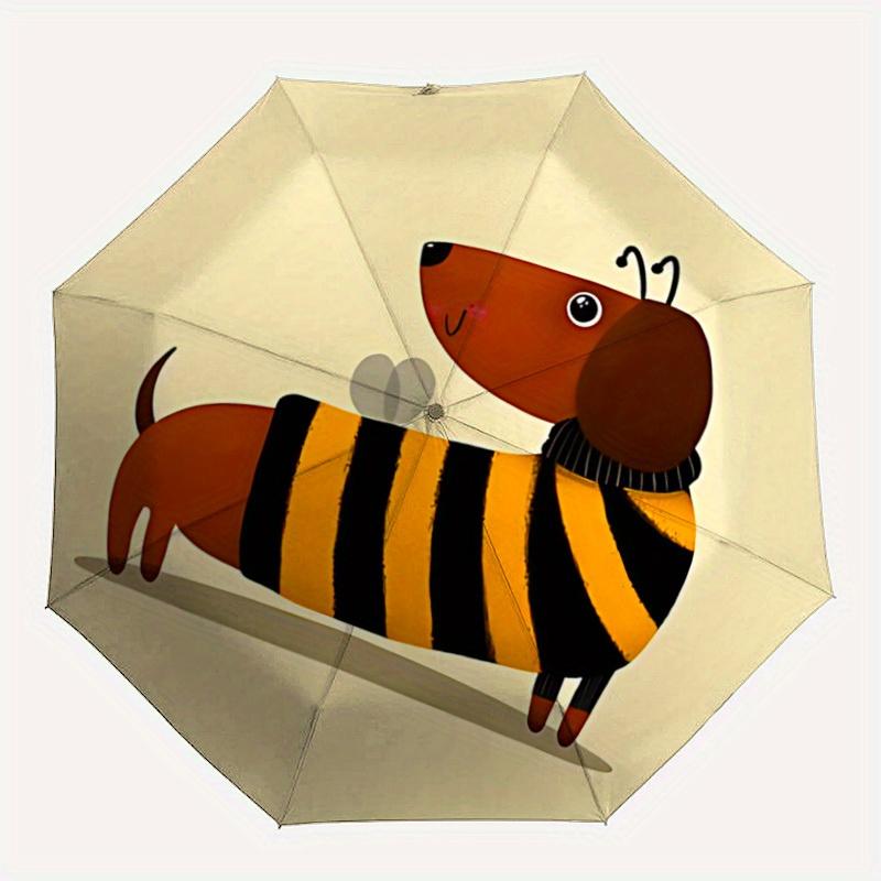 1pc Bee Dog Auto Open/Close Umbrella Sturdy Iron Frame, Compact Travel UmbrellaIntricate Design Umbrella 0829058
1pc Bee Dog Auto Open/Close Umbrella Sturdy Iron Frame, Compact Travel UmbrellaIntricate Design Umbrella 0829058
