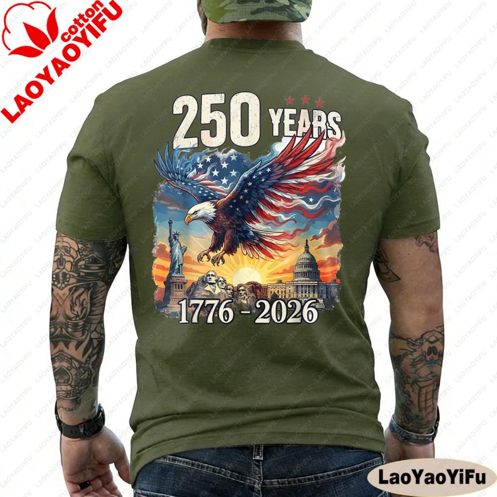 250 Years Old Birthday Bald Eagle 250th Anniversary 17762026 Patriotic TShirt Tops Summer Shortsleeved Shirts Men Clothing 4XL
250 Years Old Birthday Bald Eagle 250th Anniversary 17762026 Patriotic TShirt Tops Summer Shortsleeved Shirts Men Clothing 4XL