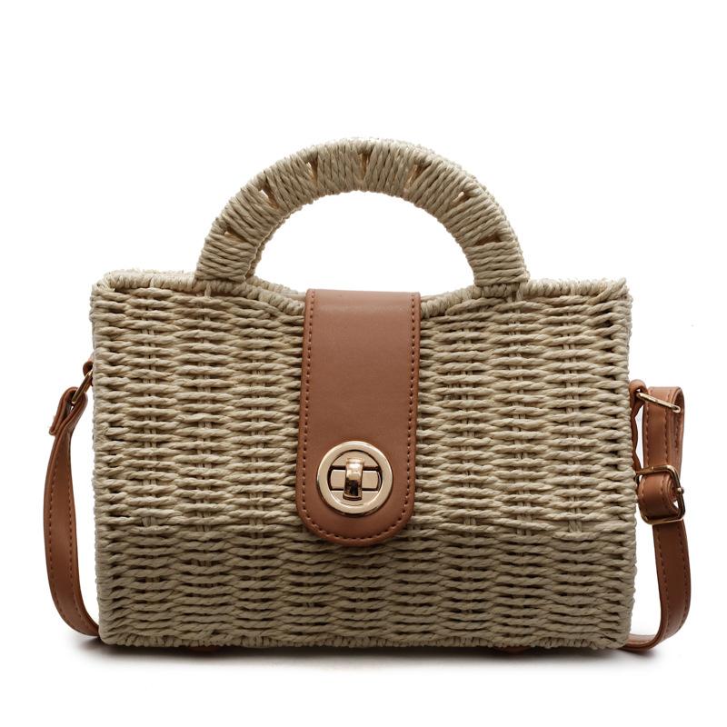 2025 Women Leisure Rattan Tote Box Lady Handbag Trendy Weaving Crossbody Bag Retro Straw Summer Beach Bag Messenger Bag
2025 Women Leisure Rattan Tote Box Lady Handbag Trendy Weaving Crossbody Bag Retro Straw Summer Beach Bag Messenger Bag