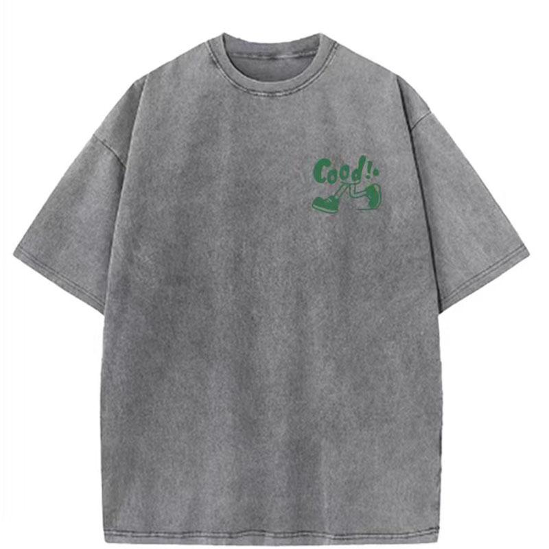 Unisexs summer shortsleeved g weight washed retro running sports pattern cotton fabric pure cotton loose Tshirt 2XL
Unisexs summer shortsleeved g weight washed retro running sports pattern cotton fabric pure cotton loose Tshirt 2XL