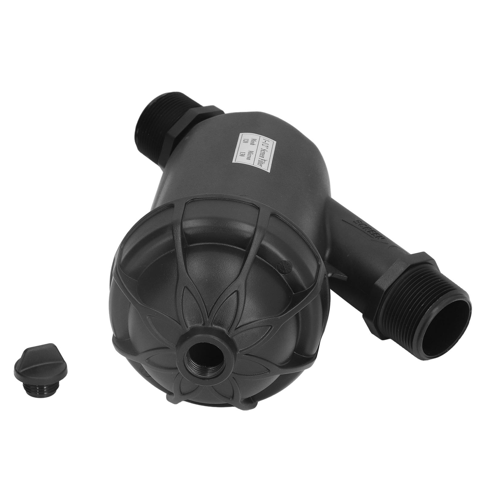 120 Mesh Drip Filter G11/2 Male Thread Screen Filter for Gardening Agriculture Greenhouse
120 Mesh Drip Filter G11/2 Male Thread Screen Filter for Gardening Agriculture Greenhouse