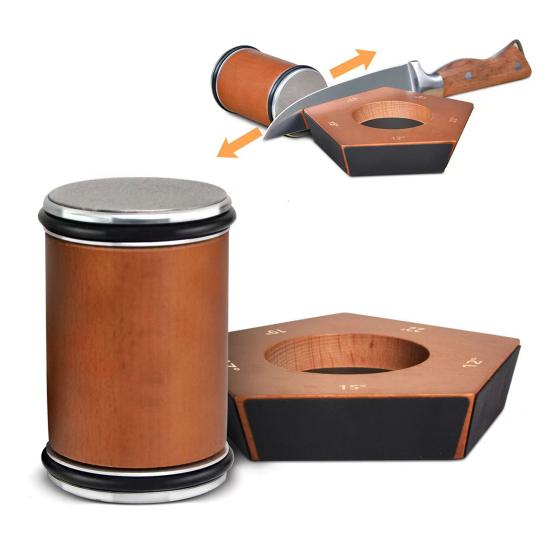 Professional Roller Sharpener Set with 5 Angles Efficient Blade Sharpening Tool for Kitchen Space-Saving Cutter Sharpener Kit
Professional Roller Sharpener Set with 5 Angles Efficient Blade Sharpening Tool for Kitchen Space-Saving Cutter Sharpener Kit