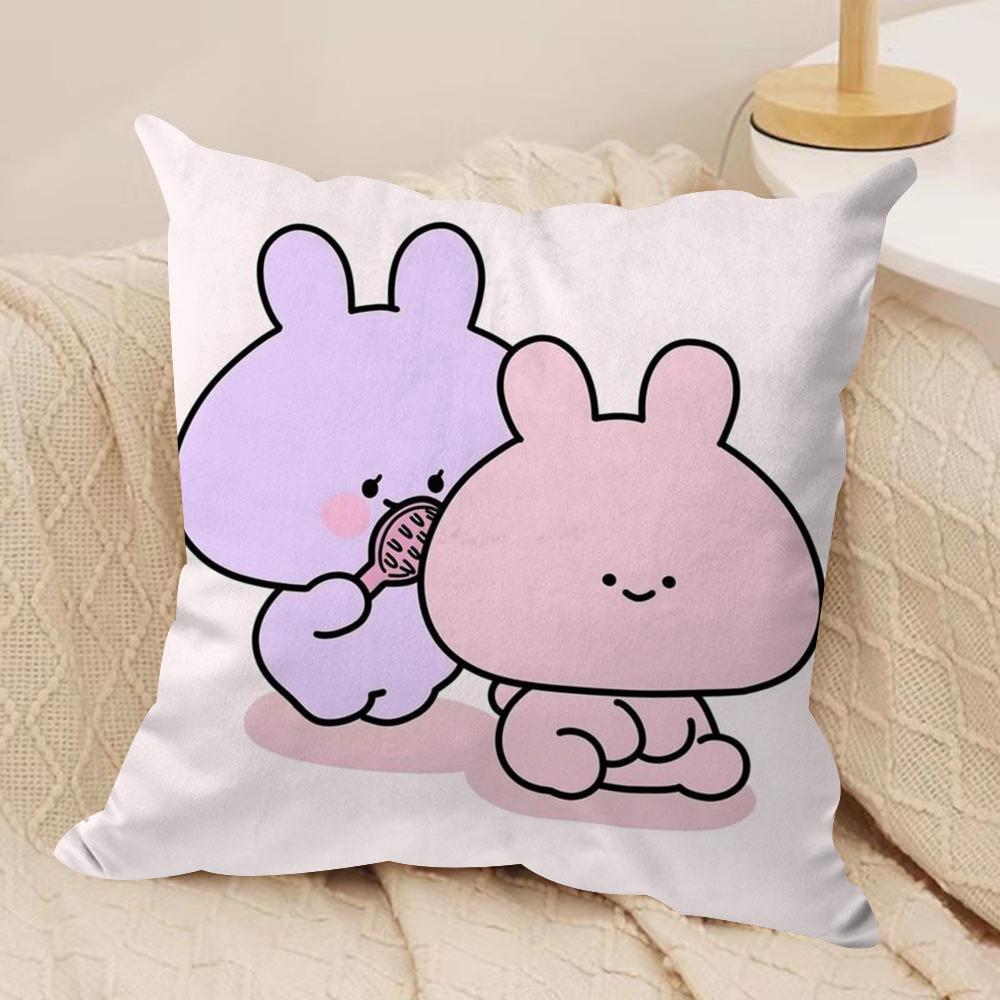 A-Asamimichan Cute Bunny Cushion Cover Soft Plush Double-Sided Pillow Cover Cozy Sofa Cushion Case Home Gift for Living Room 30cmx30cm
A-Asamimichan Cute Bunny Cushion Cover Soft Plush Double-Sided Pillow Cover Cozy Sofa Cushion Case Home Gift for Living Room 30cmx30cm