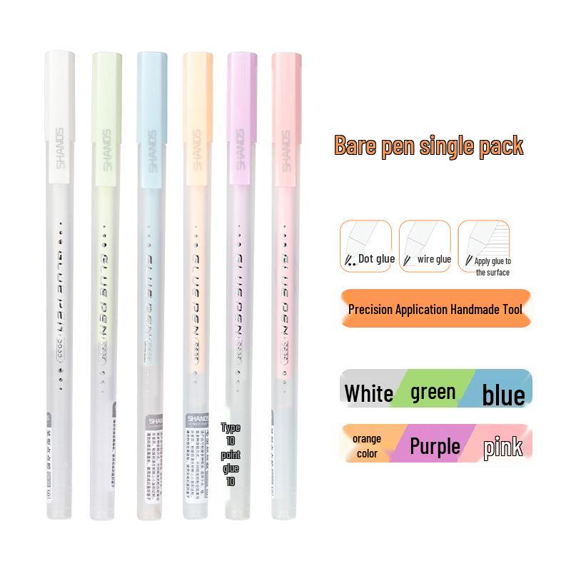 Macaron Quick-Drying Dot Glue Pen for DIY Journal & Crafts
Macaron Quick-Drying Dot Glue Pen for DIY Journal & Crafts