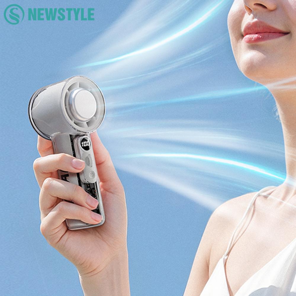 Transparent Design Emiconductor Refrigeration High-speed Handheld Electric Fan 3000mAh Rechargeable Mini Turbo Cold Compress Fan жовтий
Transparent Design Emiconductor Refrigeration High-speed Handheld Electric Fan 3000mAh Rechargeable Mini Turbo Cold Compress Fan жовтий