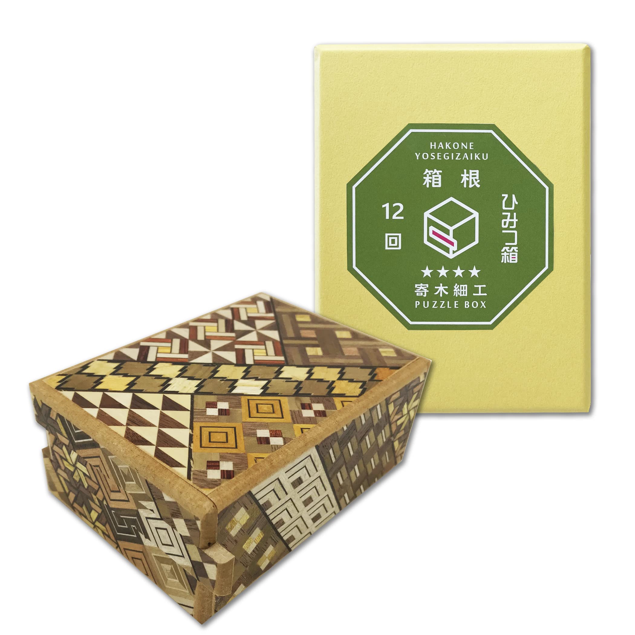 Hakone Marquetry Secret Box with Box Traditional Craft Puzzle PuzzleBox HAKONE made in Japan Times Difficulty Level (Standard Size/12 )
Hakone Marquetry Secret Box with Box Traditional Craft Puzzle PuzzleBox HAKONE made in Japan Times Difficulty Level (Standard Size/12 )