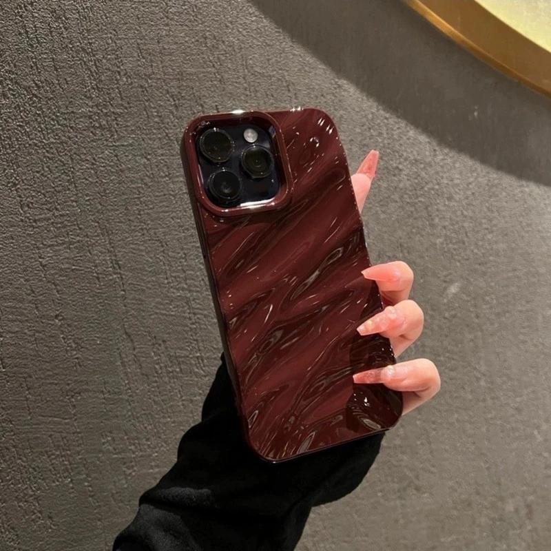 Soft Water Ripple Pattern Phone Case For 11 12 13 14 15 16 17 Pro Max X Xs Max XR 7 8 Plus SE Air Bumper Cases Cover For iPhone 17Pro Max кларет
Soft Water Ripple Pattern Phone Case For 11 12 13 14 15 16 17 Pro Max X Xs Max XR 7 8 Plus SE Air Bumper Cases Cover For iPhone 17Pro Max кларет
