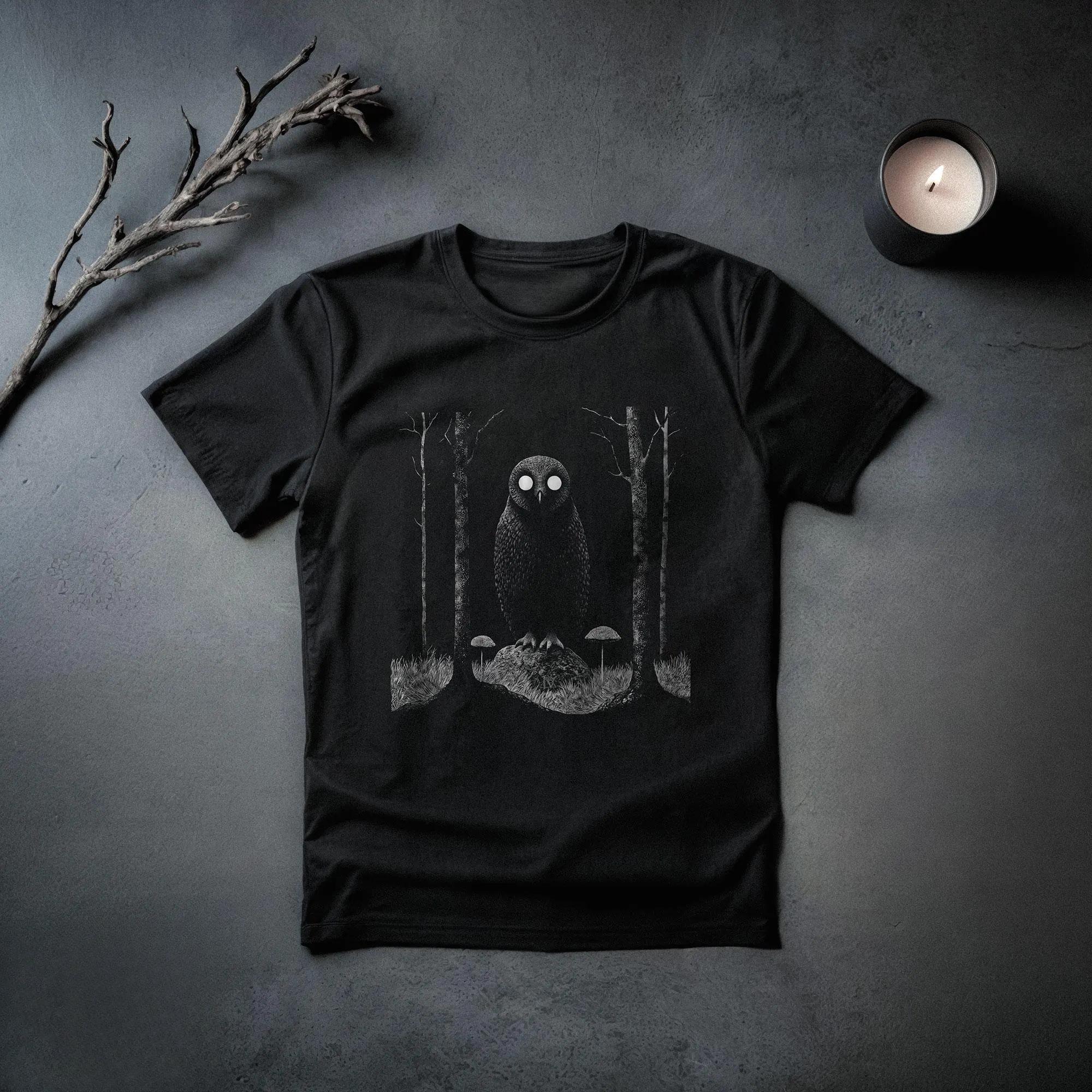 Dark Owl Shirt Mysterious Owl TShirt Goth Dark Academia Dark Forest Tee Dark Aesthetic Tee Owl Lovers Gift Gothic Unisex Outfit 4XL
Dark Owl Shirt Mysterious Owl TShirt Goth Dark Academia Dark Forest Tee Dark Aesthetic Tee Owl Lovers Gift Gothic Unisex Outfit 4XL