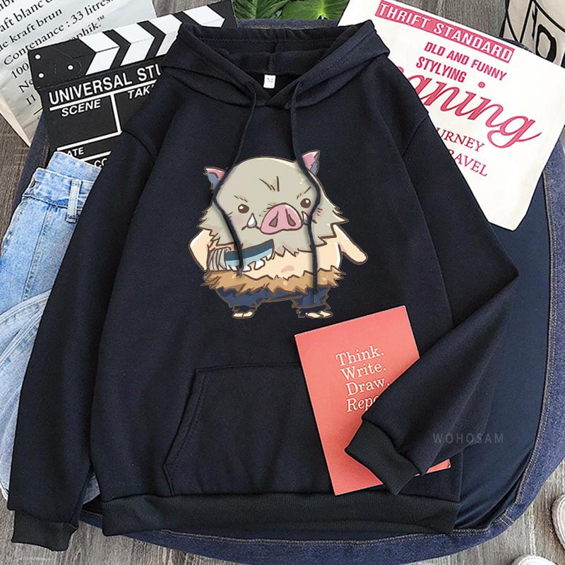 Kawaii Hashibira Inosuke Японские аниме-толстовки с капюшоном Demon Slayer Harajuku Cute Inosuke Дыхание зверя Зимние теплые свитшоты S чёрный
Kawaii Hashibira Inosuke Японские аниме-толстовки с капюшоном Demon Slayer Harajuku Cute Inosuke Дыхание зверя Зимние теплые свитшоты S чёрный