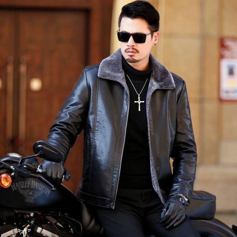 Men s PU Leather Winter Jacket - Mid-aged & Elderly, Thickened with Fur, Plus Velvet for Dad 190 (for 160-180 kg)
Men s PU Leather Winter Jacket - Mid-aged & Elderly, Thickened with Fur, Plus Velvet for Dad 190 (for 160-180 kg)