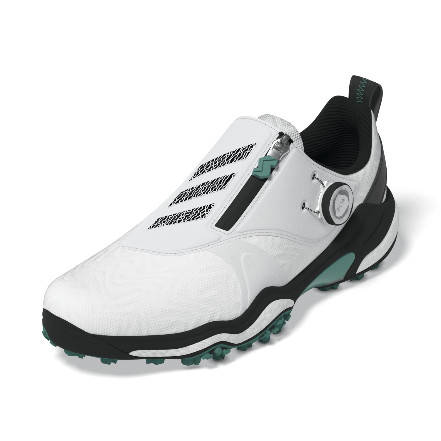 Adidas Golf Code Chaos 25 Boa Golf Size cm Men s Shoes, White/Core Black/Pure Teal, 26.0
Adidas Golf Code Chaos 25 Boa Golf Size cm Men s Shoes, White/Core Black/Pure Teal, 26.0