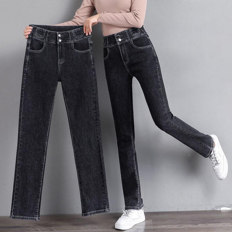 Женские сине-серые джинсы с высокой посадкой, стрейч, прямого кроя - стройнящие, свободного кроя, больших размеров (Весна 2024 г.) Size 27 (90-100 jin)
Женские сине-серые джинсы с высокой посадкой, стрейч, прямого кроя - стройнящие, свободного кроя, больших размеров (Весна 2024 г.) Size 27 (90-100 jin)