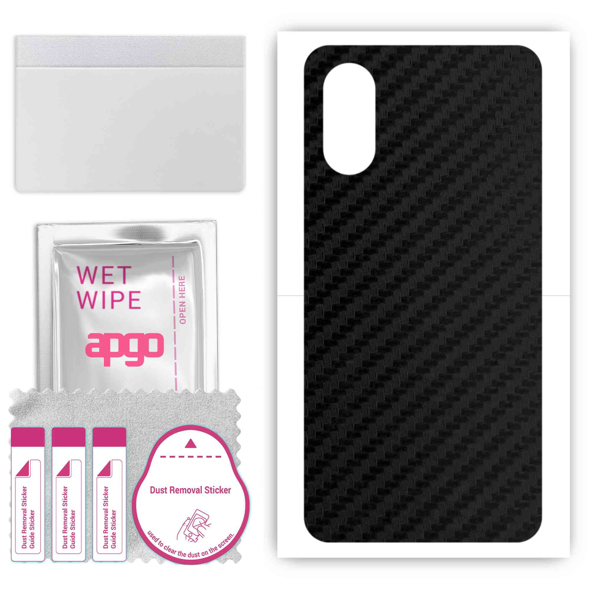 Apgo Protective Skin Sticker for the back compatible with ZTE Blade A31 Plus, Wrap Film, Foil, Vinyl - Pattern Carbon Black
Apgo Protective Skin Sticker for the back compatible with ZTE Blade A31 Plus, Wrap Film, Foil, Vinyl - Pattern Carbon Black