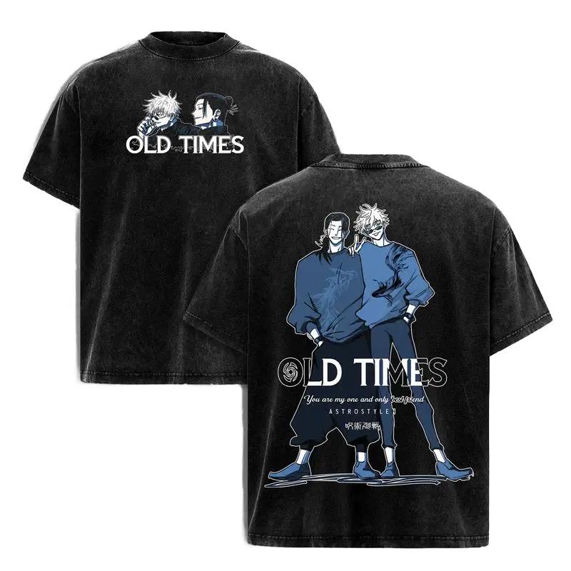 Gojo Satoru Geto Suguru Print T-shirt Anime Jujutsu Kaisen Clothing Men Women Cotton Tshirts Retro Washed T Shirt Harajuku Tops XXL чорний
Gojo Satoru Geto Suguru Print T-shirt Anime Jujutsu Kaisen Clothing Men Women Cotton Tshirts Retro Washed T Shirt Harajuku Tops XXL чорний