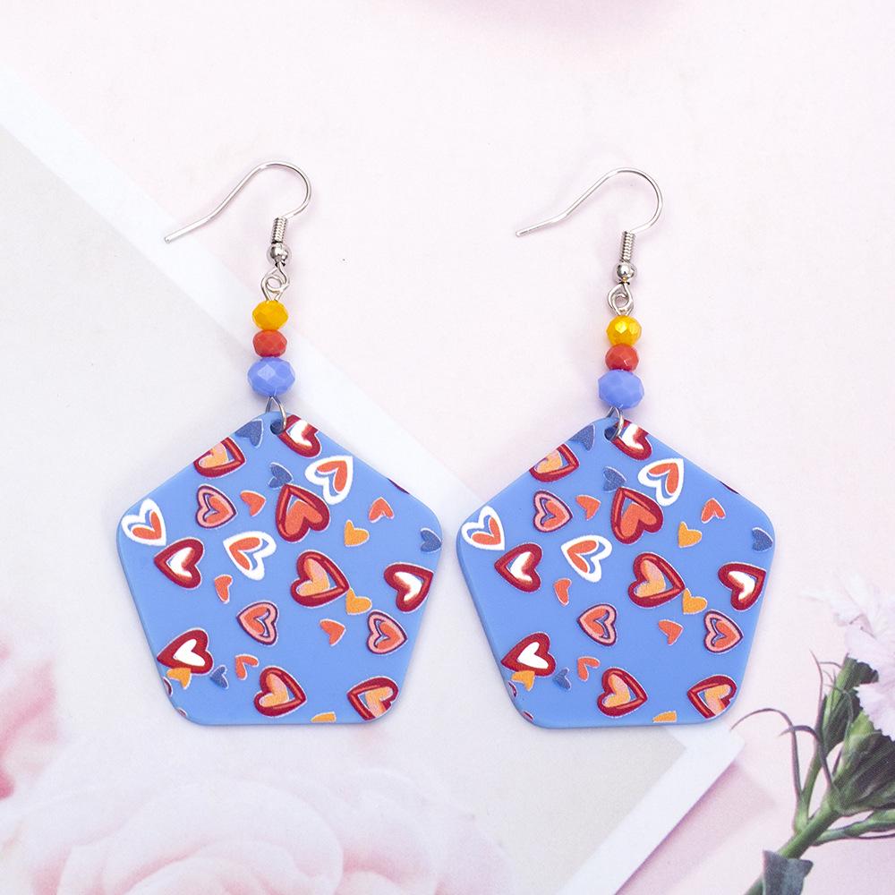 Romantic 3D Colorblock Heart Earrings - Women s Acrylic Pentagon Design разноцветный
Romantic 3D Colorblock Heart Earrings - Women s Acrylic Pentagon Design разноцветный