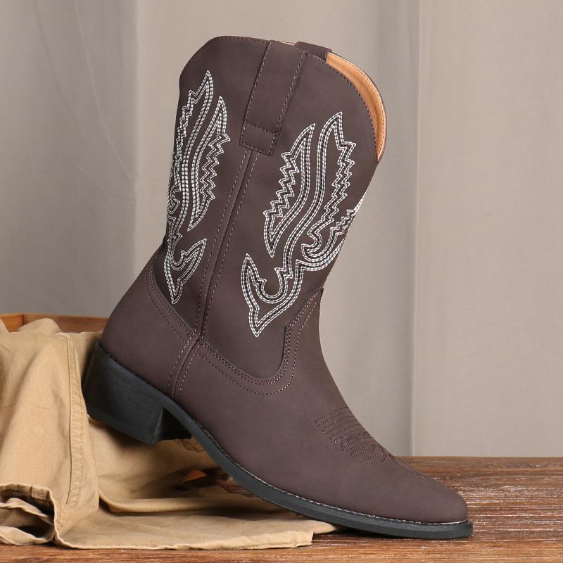 890 Ковбойские сапоги Мужские высокие сапоги Вышитые Ковбойские сапоги в западном стиле Сапоги рыцаря, Большие размеры для внешней торговли 39 коричневый
890 Ковбойские сапоги Мужские высокие сапоги Вышитые Ковбойские сапоги в западном стиле Сапоги рыцаря, Большие размеры для внешней торговли 39 коричневый