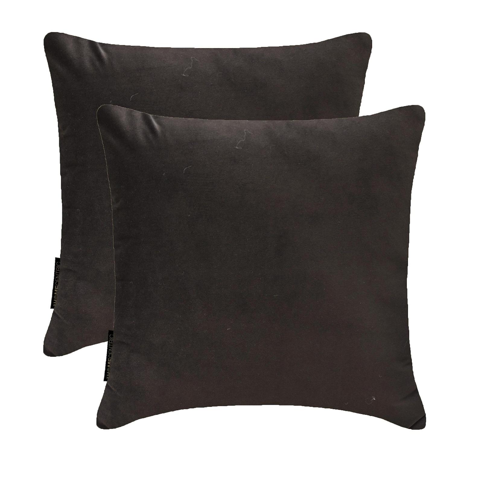 Dark Brown Decorative Throw Pillow Covers | Pack of 2 Modern Plain Velvet Cushion Cover | Solid Color Pillowcases - Dark Brown Velvet 12 x 12 (Pack of 2) темно-коричневого
Dark Brown Decorative Throw Pillow Covers | Pack of 2 Modern Plain Velvet Cushion Cover | Solid Color Pillowcases - Dark Brown Velvet 12 x 12 (Pack of 2) темно-коричневого