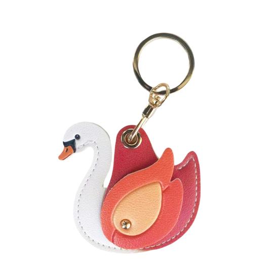 Keychain Pendant Gradient Swan Shape Bag Pendant with Metal Buckle Imitation Leather Access Card Cover Car Keychain Bag Accessory помаранчевий
Keychain Pendant Gradient Swan Shape Bag Pendant with Metal Buckle Imitation Leather Access Card Cover Car Keychain Bag Accessory помаранчевий