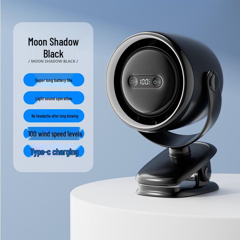 Portable Silent Clip Fan with Night Light - USB Small Turbo Desk Fan for Outdoor Use 10000mAh чёрный
Portable Silent Clip Fan with Night Light - USB Small Turbo Desk Fan for Outdoor Use 10000mAh чёрный