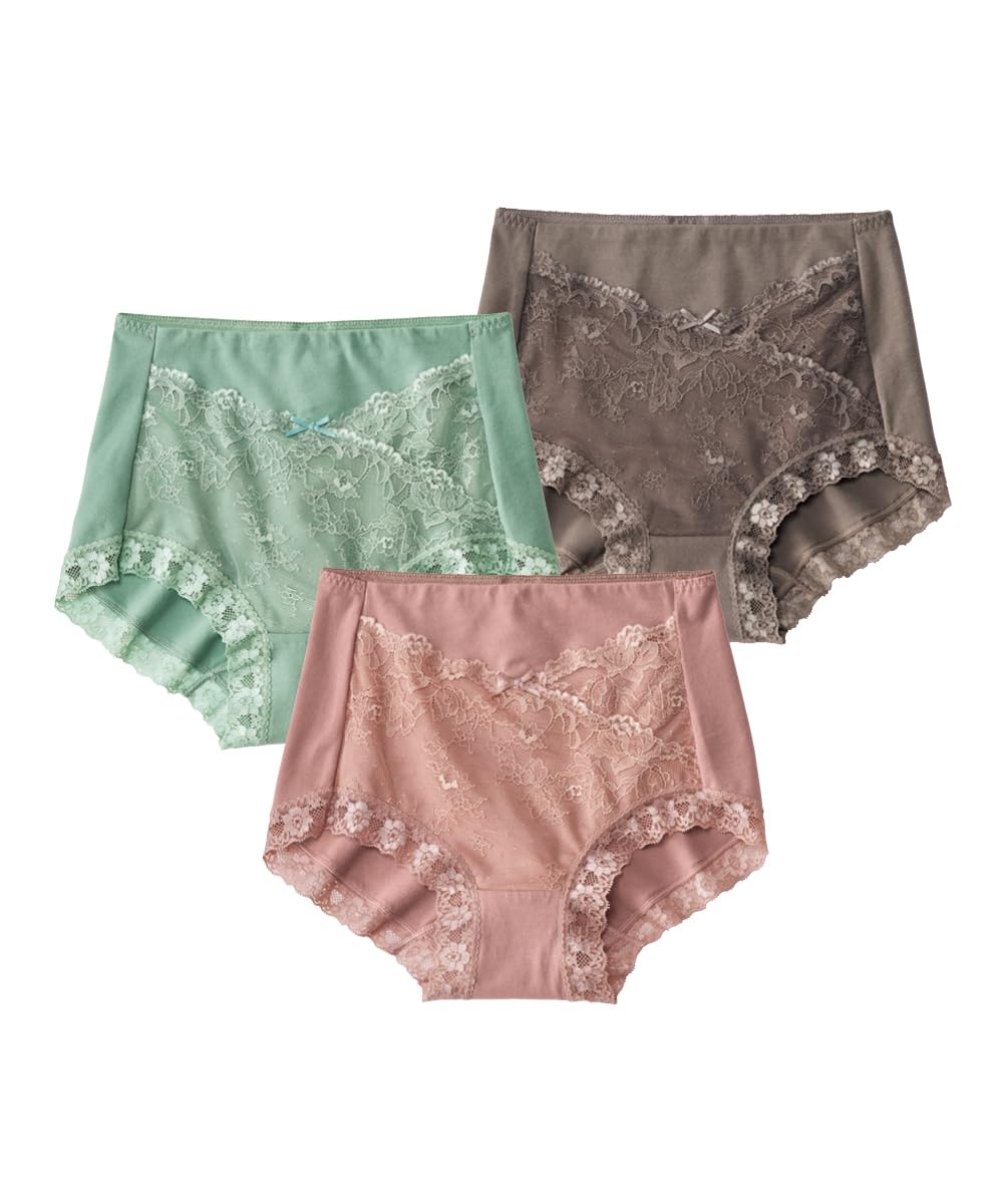 Nissen Regular Fiber and Cotton Blend Stretch Lace and Smoky Size 3L Women s Shorts, Tencel™ Deep-Length Shorts, 3-Pack, Pink, Mocha, Green,
Nissen Regular Fiber and Cotton Blend Stretch Lace and Smoky Size 3L Women s Shorts, Tencel™ Deep-Length Shorts, 3-Pack, Pink, Mocha, Green,