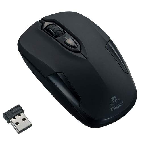 Digio2 Wireless, Quiet 3-Button IR LED Mouse, Black, MUS-RIT126BK
Digio2 Wireless, Quiet 3-Button IR LED Mouse, Black, MUS-RIT126BK