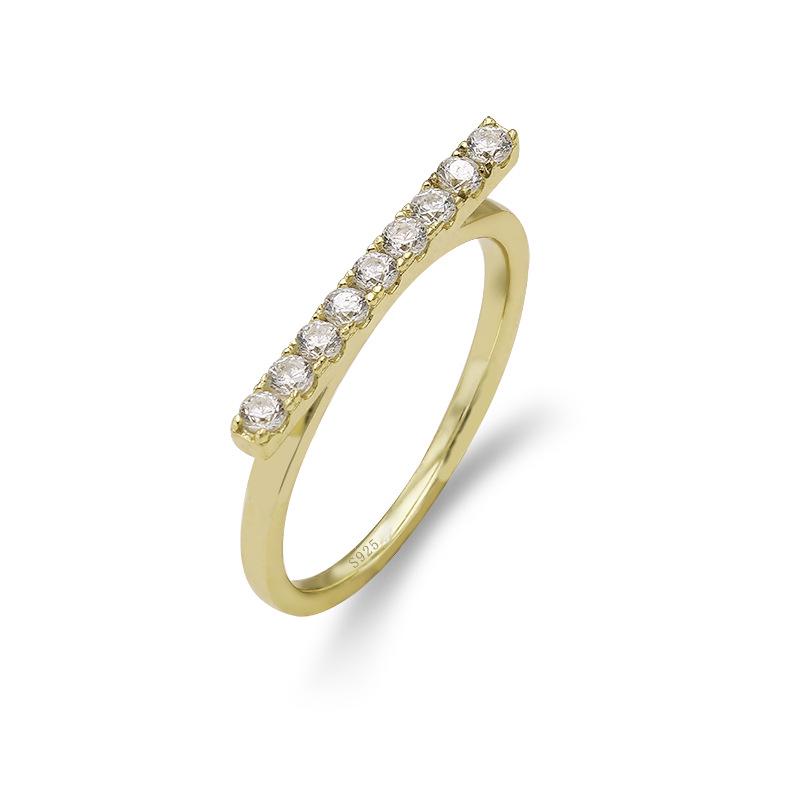 Sterling Silver S925 Diamond-Accented Balance Ring for Women - Fashionable and Versatile Single Piece HK Size 12
Sterling Silver S925 Diamond-Accented Balance Ring for Women - Fashionable and Versatile Single Piece HK Size 12