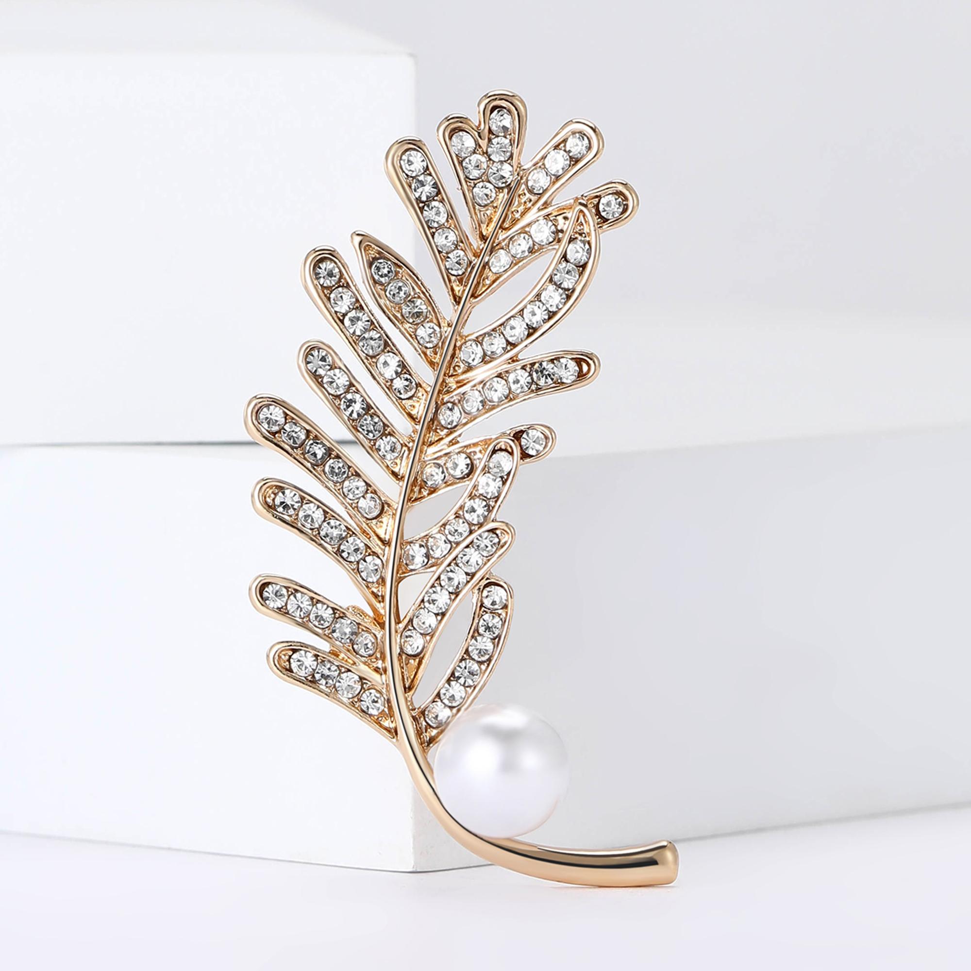 Light Luxury Pearl Leaf Brooches for Women Unisex Plant Pins Event Party Funny Luxury Backpack Decoration Clothes Accessories
Light Luxury Pearl Leaf Brooches for Women Unisex Plant Pins Event Party Funny Luxury Backpack Decoration Clothes Accessories