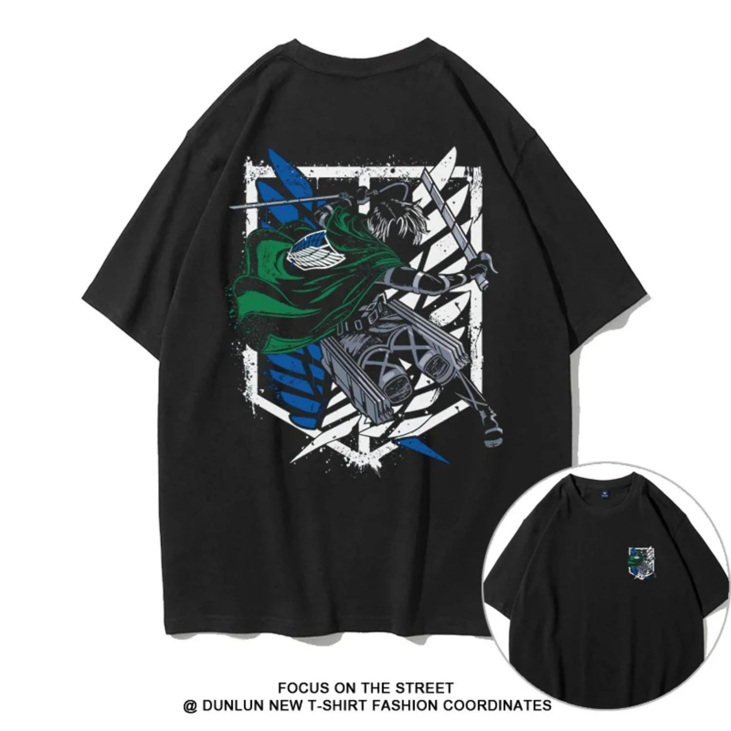 2026 New Summer Wings of Liberty Men Parent-child T-shirt Printed Anime Attack on Titan Short-Sleeve T Shirt Pure Cotton Trendy XXXXXL чорний
2026 New Summer Wings of Liberty Men Parent-child T-shirt Printed Anime Attack on Titan Short-Sleeve T Shirt Pure Cotton Trendy XXXXXL чорний
