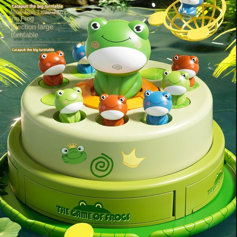 Launch Frog Frog Bouncing Board Game Montessori Toy Catching Frog Turntable Net Children Toys frog
Launch Frog Frog Bouncing Board Game Montessori Toy Catching Frog Turntable Net Children Toys frog
