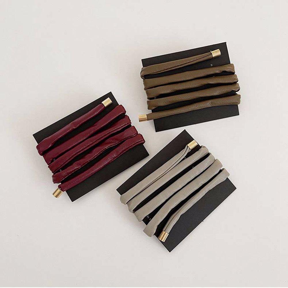 Adjustable Zinc Zinc Alloy Korean Women PU Leather Wire Headbands Ponytail Holder Leather Hair Rope Hair Ties чёрный
Adjustable Zinc Zinc Alloy Korean Women PU Leather Wire Headbands Ponytail Holder Leather Hair Rope Hair Ties чёрный