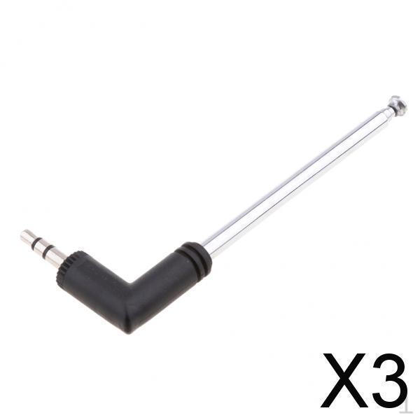 3x25см 4-секционная телескопическая антенна для AM/FM радио 3,5мм штекер
3x25см 4-секционная телескопическая антенна для AM/FM радио 3,5мм штекер