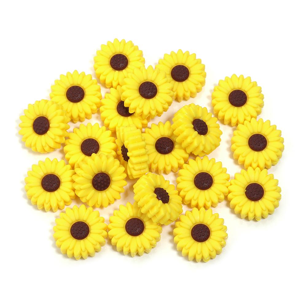 2pcs/lot Colorful Daisy Silicone Beads Flower Shape Loose Spacer Beads For Jewelry Making DIY Key Chain Bracelet Accessories
2pcs/lot Colorful Daisy Silicone Beads Flower Shape Loose Spacer Beads For Jewelry Making DIY Key Chain Bracelet Accessories