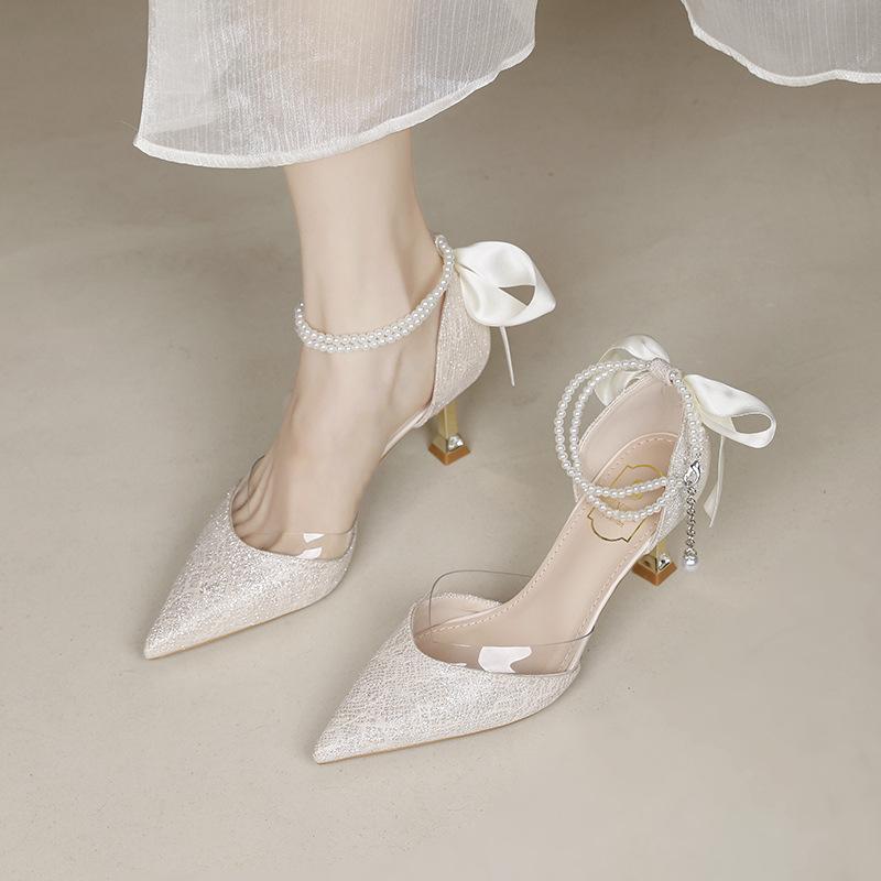 Pointed champagne high heels are not tired of feet, comfortable thin heels, temperament style high heels sandals 34 шампанского
Pointed champagne high heels are not tired of feet, comfortable thin heels, temperament style high heels sandals 34 шампанского