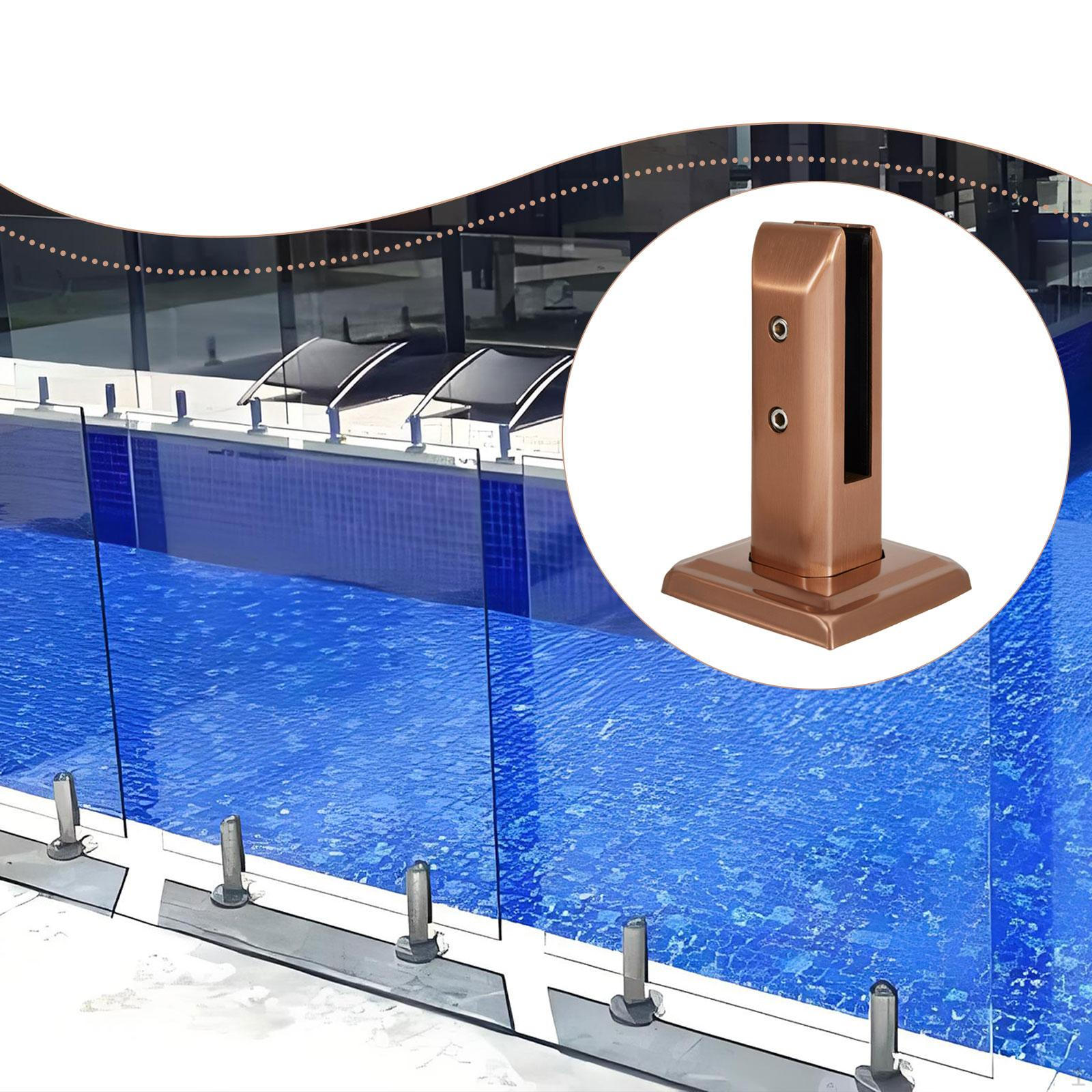 Glass Clamp Clip 10-12 mm Thick Easily Install Holder Support Bracket for Balustrade Post рожевий колір золота
Glass Clamp Clip 10-12 mm Thick Easily Install Holder Support Bracket for Balustrade Post рожевий колір золота