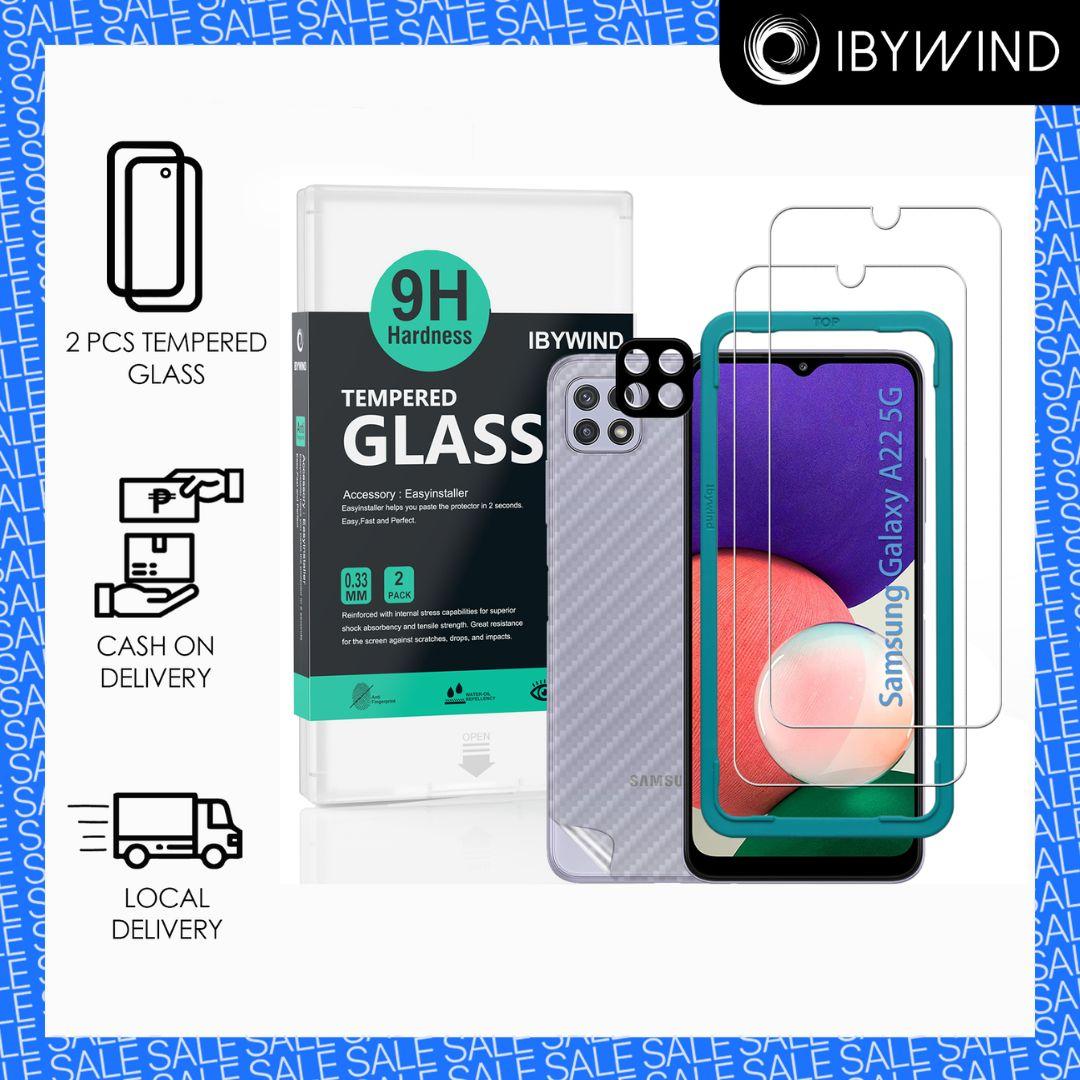 Samsung Galaxy A22/A23 4G/5G Tempered Glass by IBYWIND – 9H Hardness, Anti-Scratch, Bubble-Free, HD Clear A22
Samsung Galaxy A22/A23 4G/5G Tempered Glass by IBYWIND – 9H Hardness, Anti-Scratch, Bubble-Free, HD Clear A22