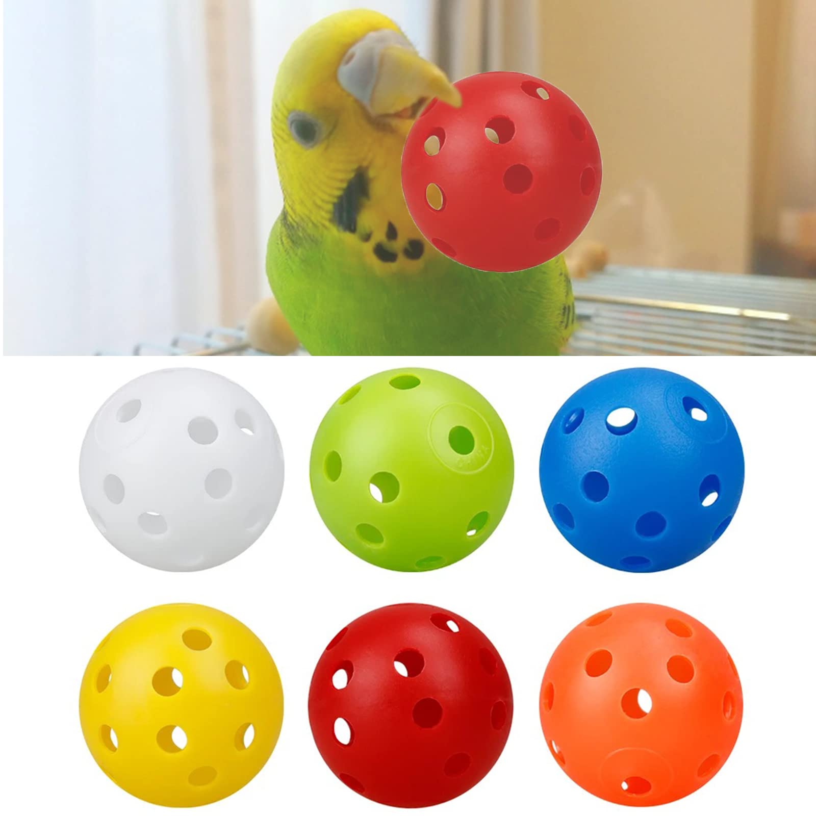 TOMMYFIELD Bird Ball Bird Toy Ball Parrot Toy Chewing Toy Parakeet 6 Pieces 
TOMMYFIELD Bird Ball Bird Toy Ball Parrot Toy Chewing Toy Parakeet 6 Pieces