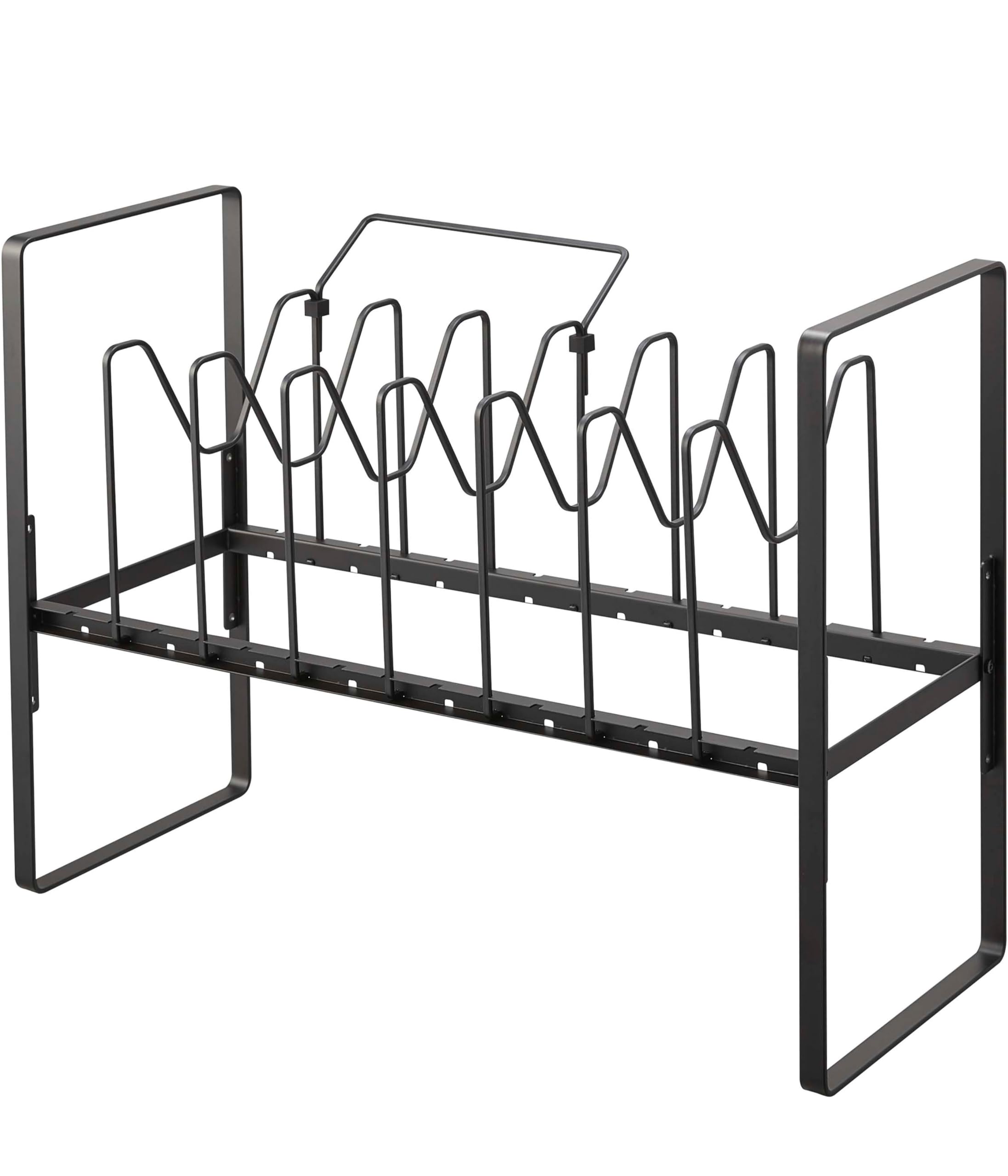 Yamazaki Jitsugyo 5594 Under Sink Height Adjustment Pot Lid Frying Pan Storage Rack 2 Tiers Black Approximately W52 x D26 x Handle Tower Frying Pan
Yamazaki Jitsugyo 5594 Under Sink Height Adjustment Pot Lid Frying Pan Storage Rack 2 Tiers Black Approximately W52 x D26 x Handle Tower Frying Pan