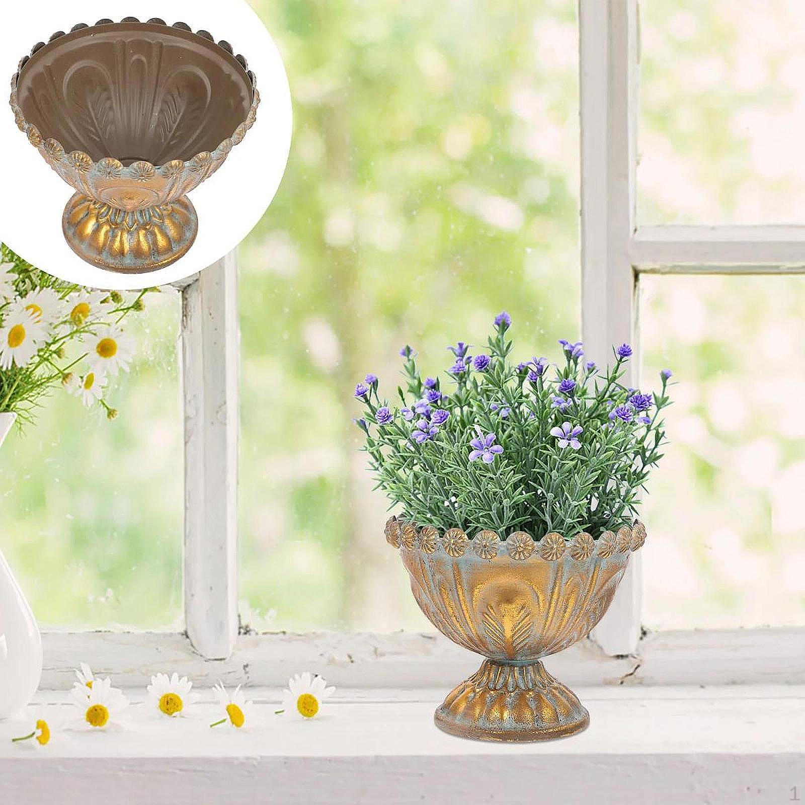 Metal Planter Flower Pot Fine Craftsmanship Plant Plants Container for Living Room Window
Metal Planter Flower Pot Fine Craftsmanship Plant Plants Container for Living Room Window
