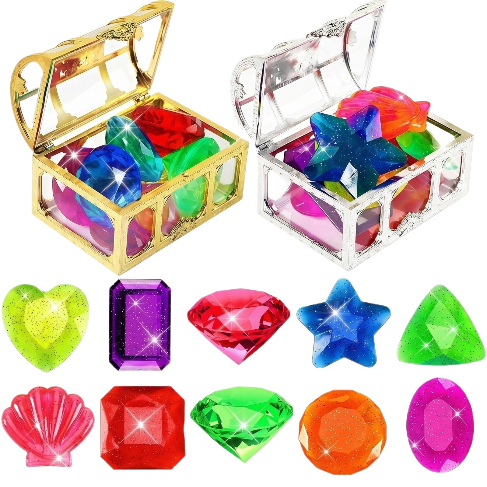 Children s Dive Treasure Toy Set Includes Assorted Gem Shapes in Transparent Storage Chest for Underwater Exploration and Imaginative Play One Size
Children s Dive Treasure Toy Set Includes Assorted Gem Shapes in Transparent Storage Chest for Underwater Exploration and Imaginative Play One Size