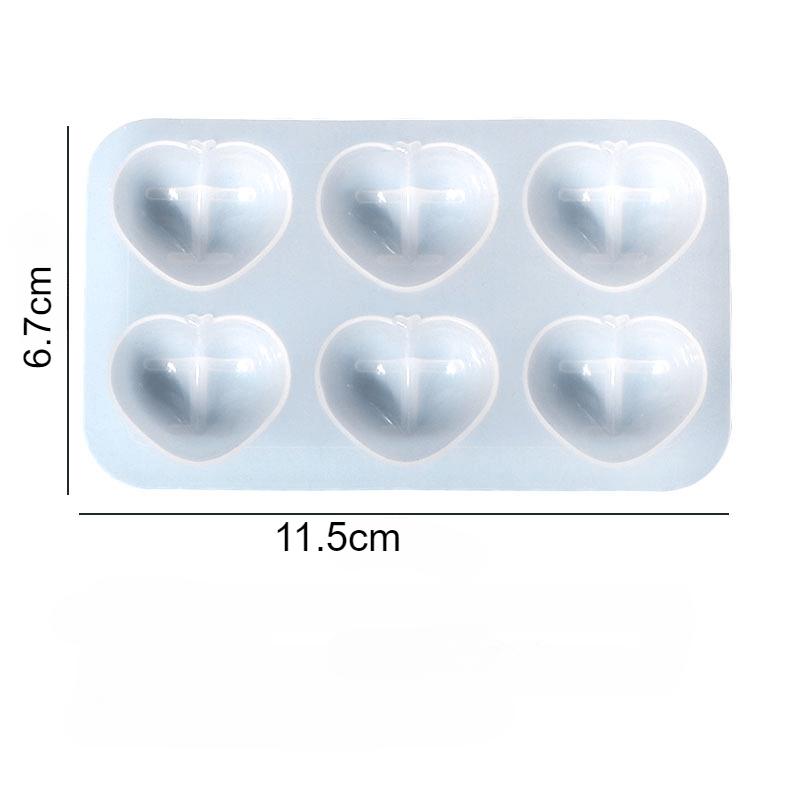 Сделай сам Милая Любовь Попка Падающая Резиновая Форма Ручная Работа Форма для Смолы Сумка Кристальная Эпоксидная Силиконовая Форма Изготовление Ювелирных Изделий Литьевая Форма S серебряный