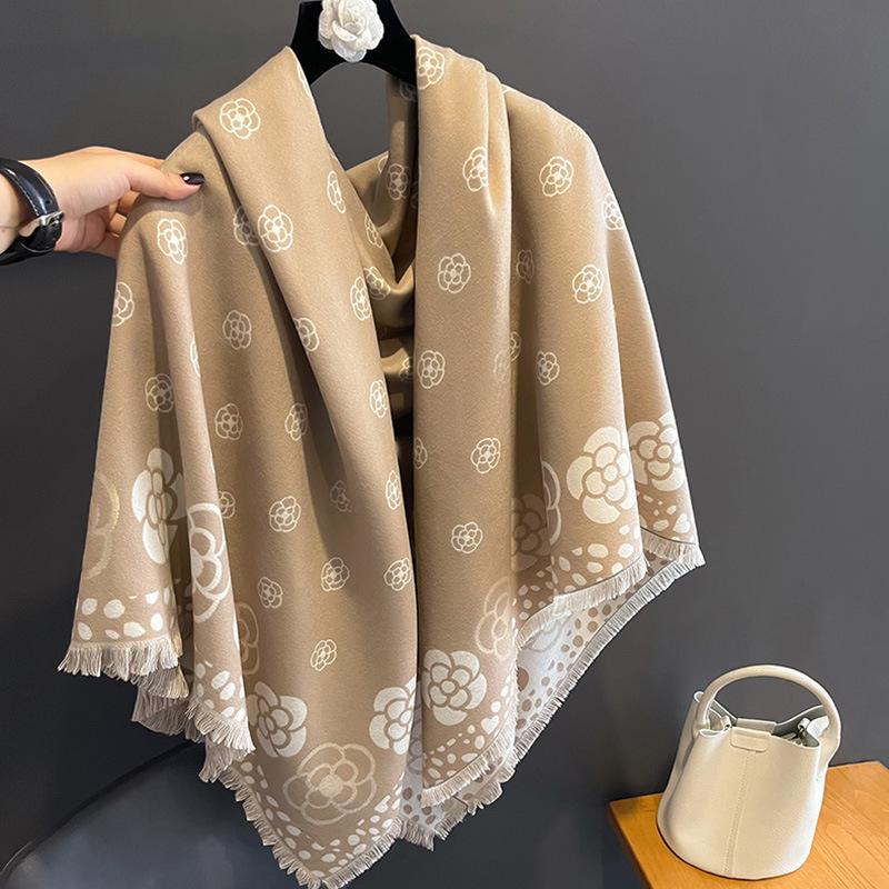 Winter Women Scarf Korean Flower Printing Double-sided Imitation Cashmere Fashion Bufanda Echarpe Scarves Thick Shawl Wrap 134X132cm
Winter Women Scarf Korean Flower Printing Double-sided Imitation Cashmere Fashion Bufanda Echarpe Scarves Thick Shawl Wrap 134X132cm
