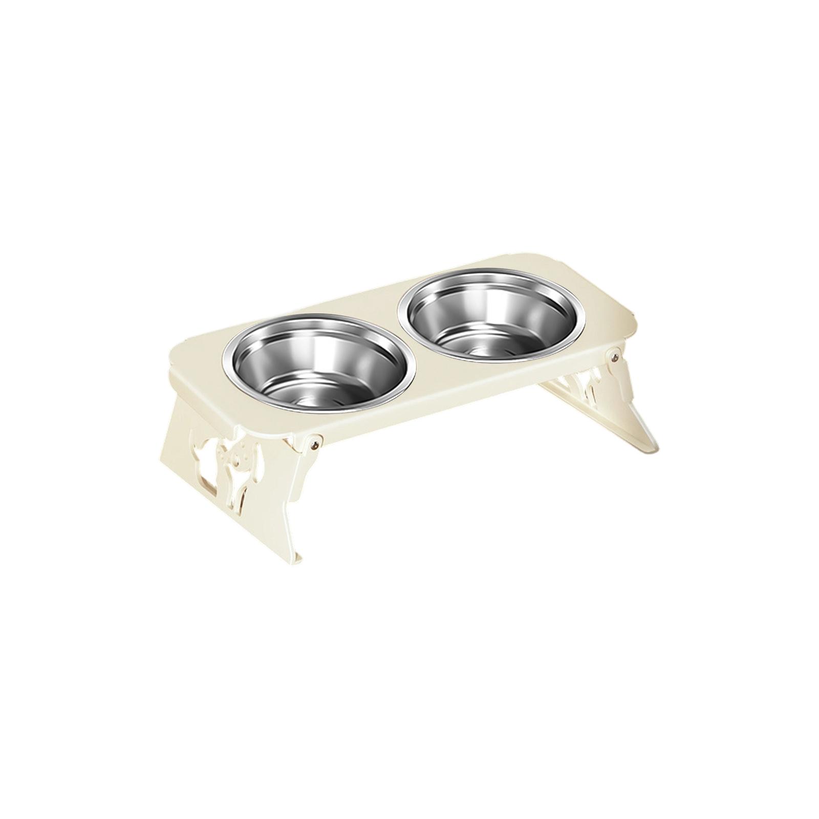Foldable Elevated Double Pet Feeding Bowl Stand Stainless Steel Dog Food Bowls Holder Adjustable Height for Small Medium Dogs Cats one size бежевый
Foldable Elevated Double Pet Feeding Bowl Stand Stainless Steel Dog Food Bowls Holder Adjustable Height for Small Medium Dogs Cats one size бежевый