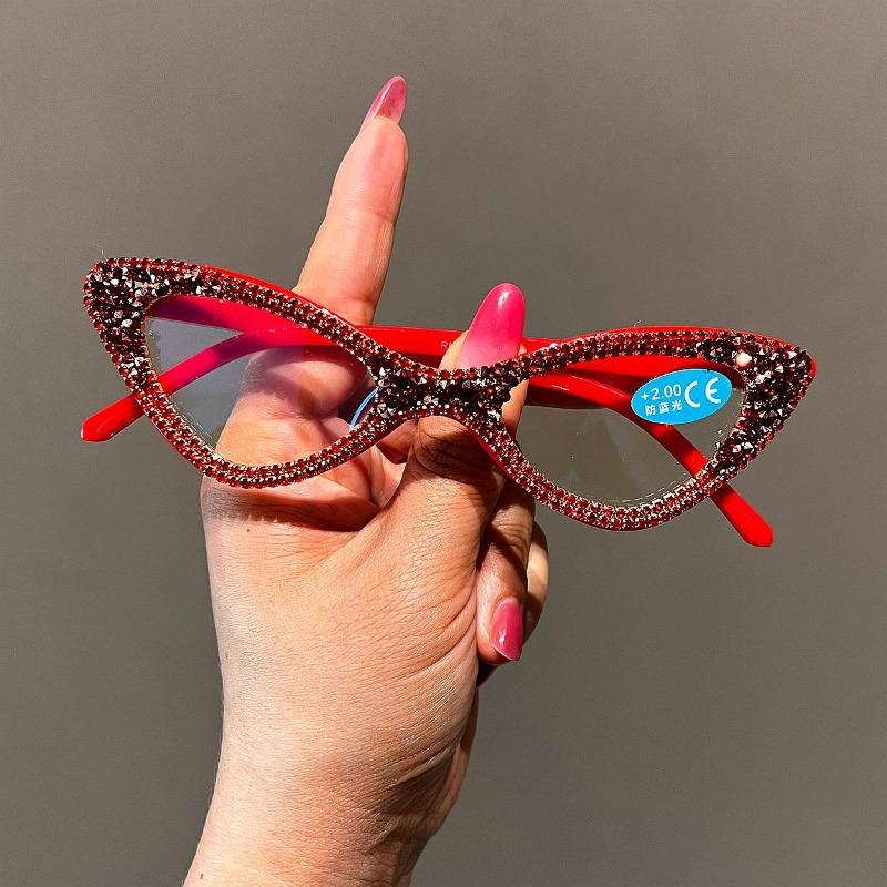 Gorgeous Rhinestone Retro Kitten Eye Reading Glasses Women s Anti-blue Light Spring Hinge Eye Protection Temperament Reading Mirror 0 (anti-blue light) красный
Gorgeous Rhinestone Retro Kitten Eye Reading Glasses Women s Anti-blue Light Spring Hinge Eye Protection Temperament Reading Mirror 0 (anti-blue light) красный