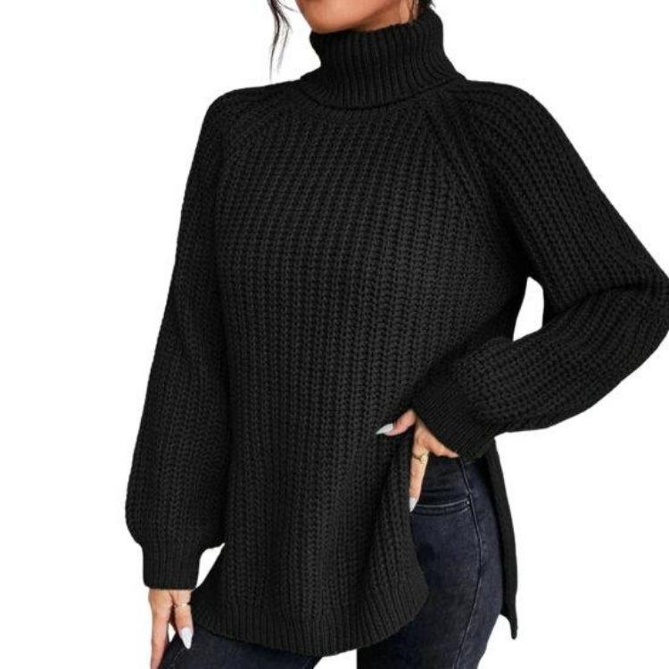 Winter Women Sweater Loose Warm Turtleneck Jumper Raglan Long Sleeves Solid Color Side Split Hem 3XL чорний
Winter Women Sweater Loose Warm Turtleneck Jumper Raglan Long Sleeves Solid Color Side Split Hem 3XL чорний